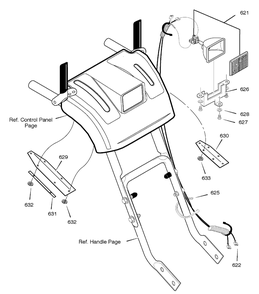Headlight Diagram and Parts List for 633134X54C 2004 Briggs and Stratton Snow Blower